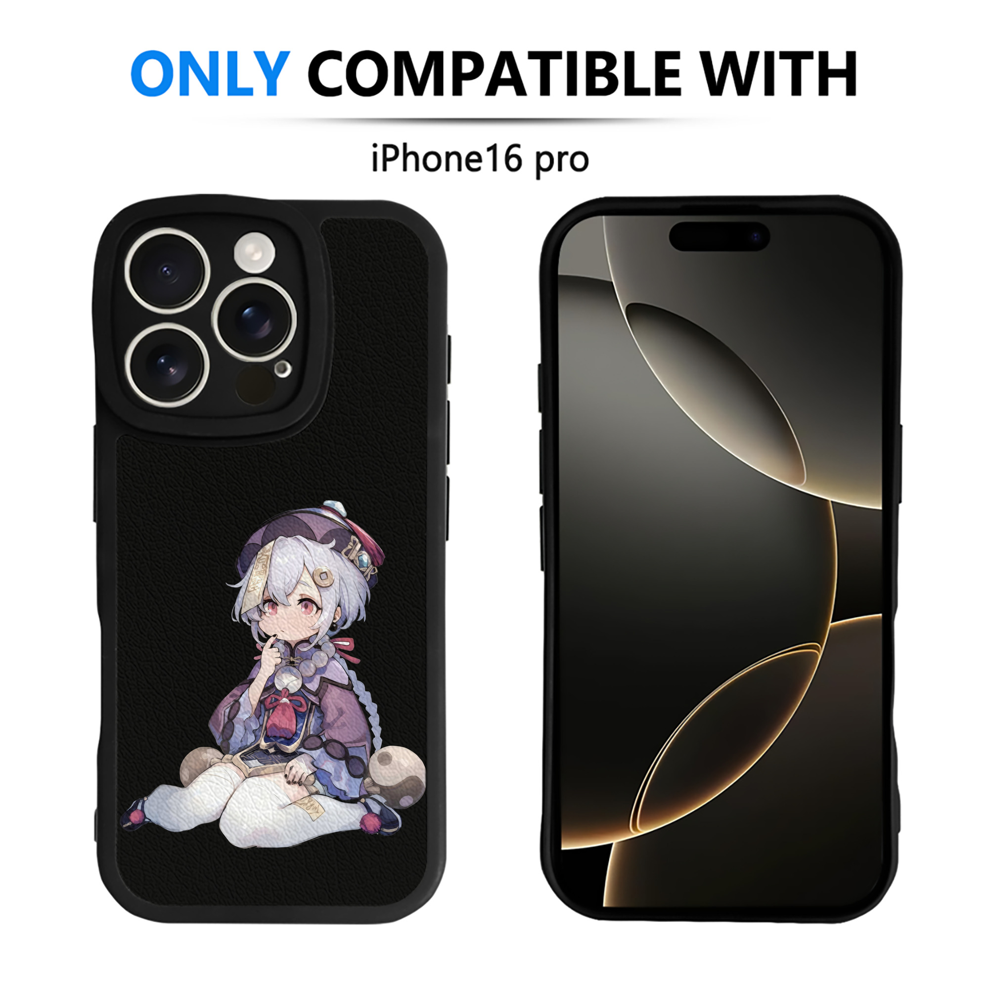 げんし神 七七 なな  genshin Nana 【iPhone 16シリーズ対応】シリコンスマホケース（レザー調） 材質：シリコン
